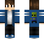 blue man