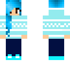 blue sweater