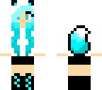 blue wolf girl
