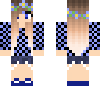 cool blue girl