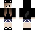 cute black cat girl