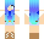 cute blue girl