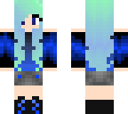 eletric blue girl