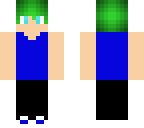 green and blue boy