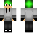 green hair