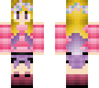pink and purple flower crown girl