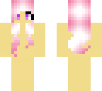 pink dyed hair
