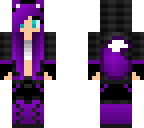 purple wolf girl