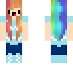rainbow chibi blue tshirt