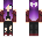 remake purple haired goth