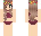 bikini with flowercrown