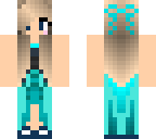 blue dress