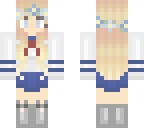 blue school girl