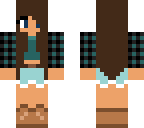 country girl in plaid