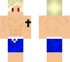evil garroth with red eyes