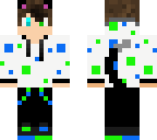 green and blue neko cake