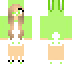 green baby bunny girl