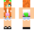 green cat girl
