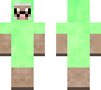 green pink sheep