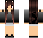 grey and black gradient girl