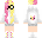 kawaii yellow and pink girl