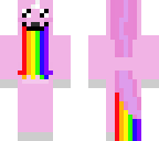 pink fluffy unicorn rainbows