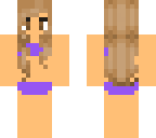 purple beach bikini