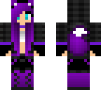 purple wolf girl