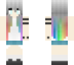 rainbow hair edit