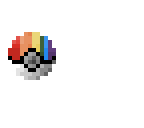 rainbow pokeball