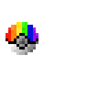 rainbow pokeball