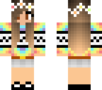 rainbow swearter girl
