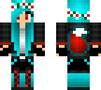 red and blue fox