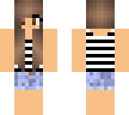 striped girl