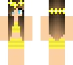yellow bikini girl