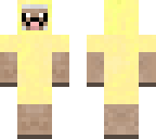 yellow pink sheep