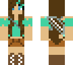 a archery girl