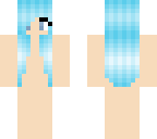 base with blue hair