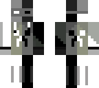 black and white
