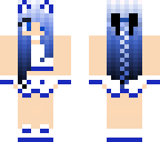 blue cat girl