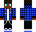 blue shirt black dude