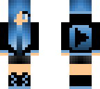 blue youtube girl