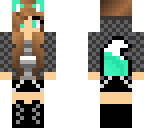 brown haired wolf girl