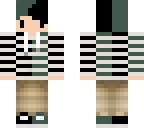 dark green and black male chibi