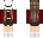 edit plaid girl with mask