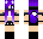 emo girl purple