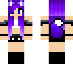 emo girl purple