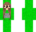 green teletubbi girl