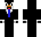 penguin in tux with blue tie
