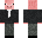 pig with tux